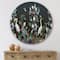 Designart - Chinoiserie With Birds and Peonies IV - Traditional Metal Circle Wall Art